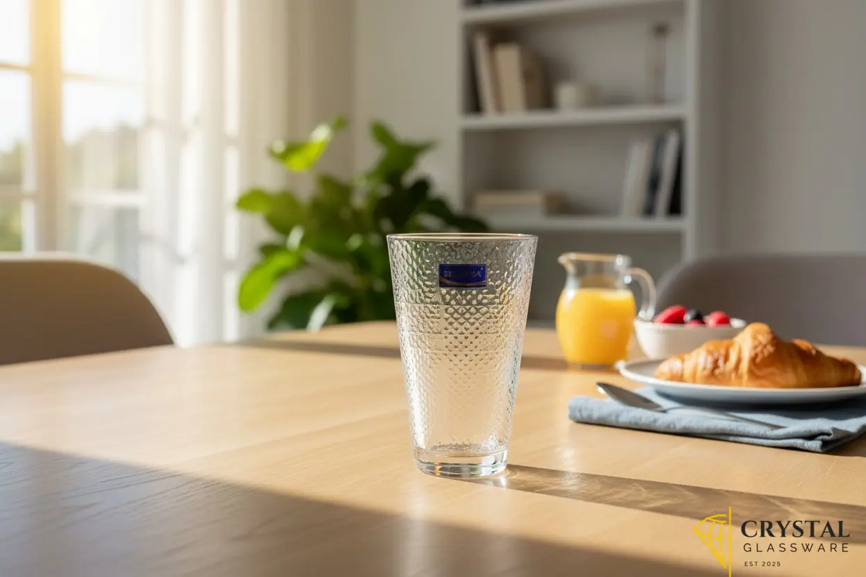 Deli glassware Classic Transparent Drinking Glass - Set of 6